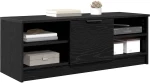 vidaXL Ντουλάπι TV Μαύρη Οξυά 102 x 35 x 36,5 εκ Επεξεργασμένο ξύλο