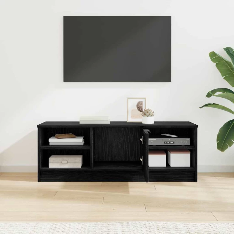 vidaXL Ντουλάπι TV Μαύρη Οξυά 102 x 35 x 36,5 εκ Επεξεργασμένο ξύλο