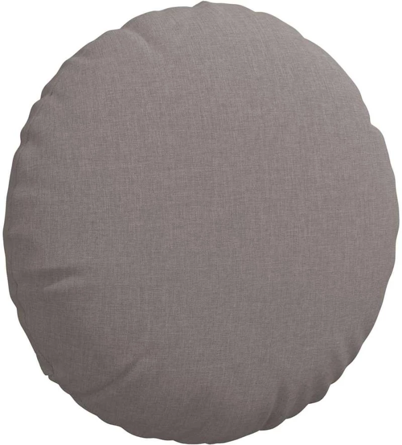 vidaXL Μαξιλάρια καθισμάτων 2 pcs Taupe Ø40 x 13 εκ ύφασμα
