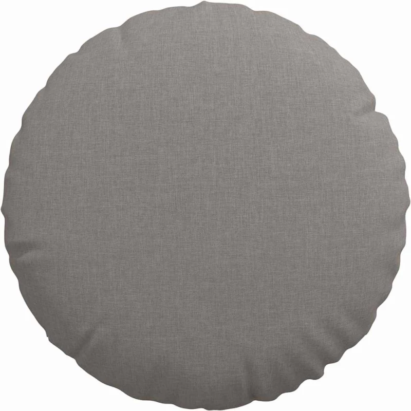 vidaXL Μαξιλάρια καθισμάτων 2 pcs Taupe Ø40 x 13 εκ ύφασμα