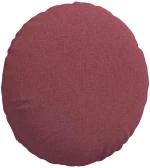 vidaXL Μαξιλάρια καθισμάτων 2 pcs Κόκκινο Ø80 x 29 εκ ύφασμα