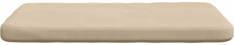 vidaXL Μαξιλάρια καθισμάτων 4 pcs Κρεμ 40 x 40 x 3 cm Ύφασμα Μικροΐνας