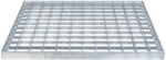 vidaXL Σίτα Ασημί 40 x 40 x 2 cm Γαλβανισμένο Ατσάλι Ψυχρής Βύθισης
