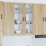 vidaXL Κρεμαστό ντουλάπι κουζίνας Δρύς Sonoma 80 x 31 x 100 εκ.