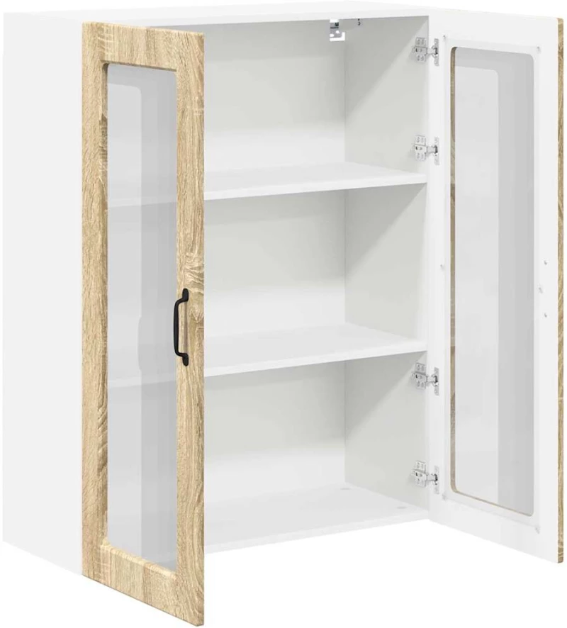 vidaXL Κρεμαστό ντουλάπι κουζίνας Δρύς Sonoma 80 x 31 x 100 εκ.