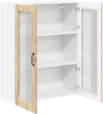 vidaXL Κρεμαστό ντουλάπι κουζίνας Δρύς Sonoma 80 x 31 x 100 εκ.