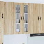vidaXL Κρεμαστό ντουλάπι κουζίνας Δρύς Sonoma 60 x 31 x 100 εκ.