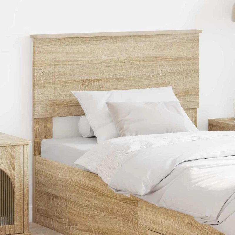vidaXL Κεφαλάρι με κεφαλάρι Δρύς Sonoma 90 cm Επεξεργασμένο ξύλο