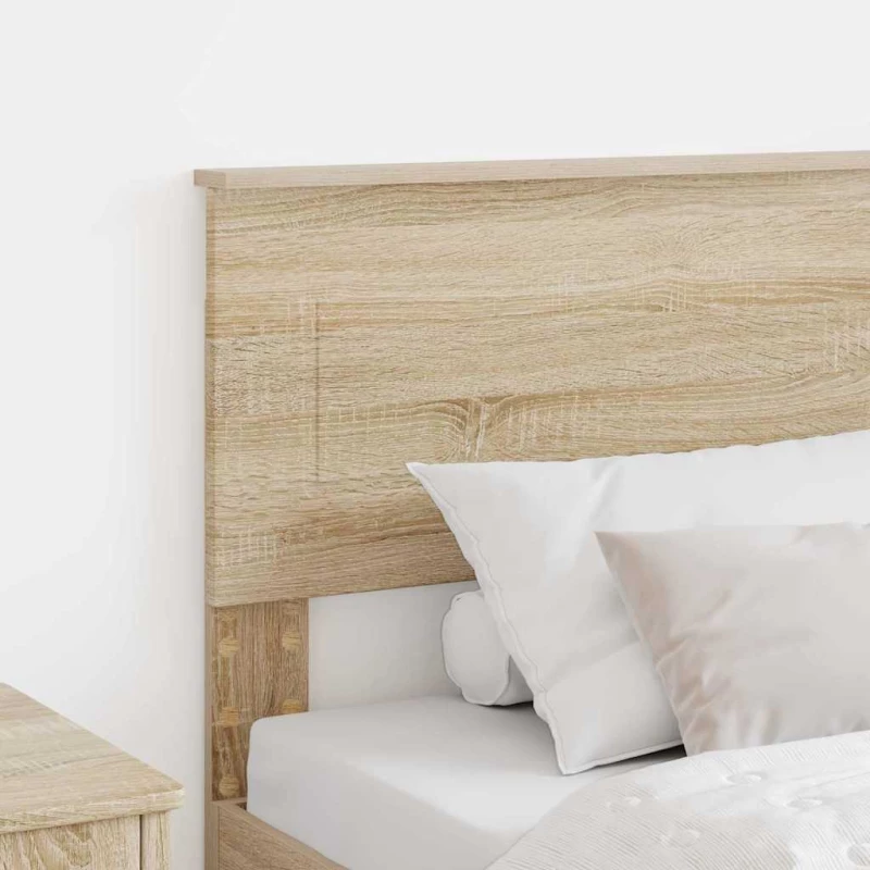 vidaXL Κεφαλάρι με κεφαλάρι Δρύς Sonoma 90 cm Επεξεργασμένο ξύλο