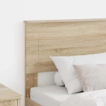 vidaXL Κεφαλάρι με κεφαλάρι Δρύς Sonoma 90 cm Επεξεργασμένο ξύλο