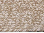 vidaXL Χαλί Φυσικό και λευκό 300 x 300 cm Γιούτα