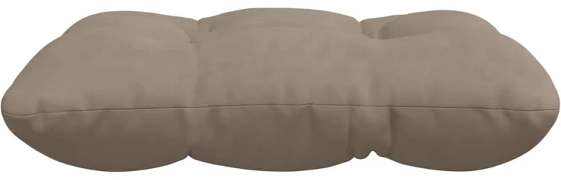 vidaXL Μαξιλάρια καθισμάτων 4 pcs Taupe 40 x 40 cm Ύφασμα Μικροΐνας