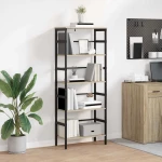 vidaXL Ράφι Βιβλίων Δρύς Sonoma 60 x 29,5 x 149 εκ Επεξεργασμένο ξύλο