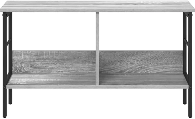 vidaXL Ράφι Βιβλίων Γκρίζο Σονομα 82 x 32 x 47 εκ. Επεξεργασμένο ξύλο
