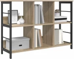 vidaXL Ράφι Βιβλίων Δρύς Sonoma 102 x 32 x 72,5 εκ. Επεξεργασμένο ξύλο