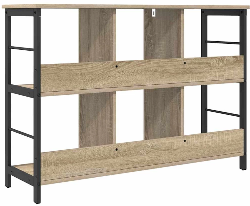 vidaXL Ράφι Βιβλίων Δρύς Sonoma 102 x 32 x 72,5 εκ. Επεξεργασμένο ξύλο