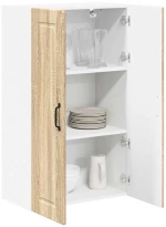 vidaXL Κρεμαστό ντουλάπι κουζίνας Δρύς Sonoma 60 x 31 x 100 εκ.