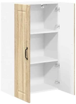 vidaXL Κρεμαστό ντουλάπι κουζίνας Δρύς Sonoma 60 x 31 x 100 εκ.
