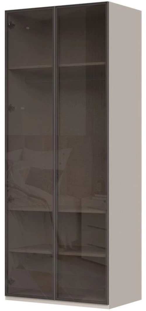 Ντουλάπα Phantom δίφυλλη glass