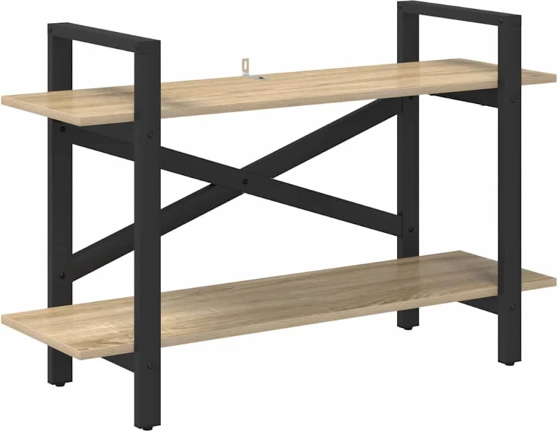 vidaXL Ράφι Βιβλίων Δρύς Sonoma 100 x 33,5 x 64 εκ Επεξεργασμένο ξύλο