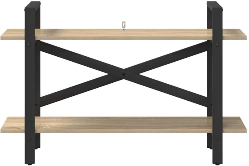 vidaXL Ράφι Βιβλίων Δρύς Sonoma 100 x 33,5 x 64 εκ Επεξεργασμένο ξύλο