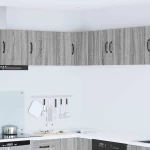 vidaXL Κρεμαστό ντουλάπι κουζίνας Γκρίζο Σονομα 57 x 57 x 40 εκ.