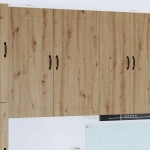 vidaXL Κρεμαστό ντουλάπι κουζίνας Artisan Oak 50 x 31 x 100 εκ.