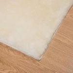 vidaXL Χαλιά Ψεύτικου Κουνελιού Olite Κρεμ 80 x 150 cm Πολυεστέρας
