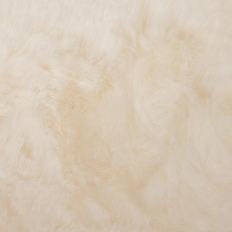 vidaXL Χαλιά Ψεύτικου Κουνελιού Olite Κρεμ 80 x 150 cm Πολυεστέρας