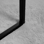 vidaXL Χαλιά Ψεύτικου Κουνελιού Olite Γκρι 120 x 170 cm Πολυεστέρας