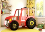 Κρεβάτι παιδικό Tractor-Kokkino