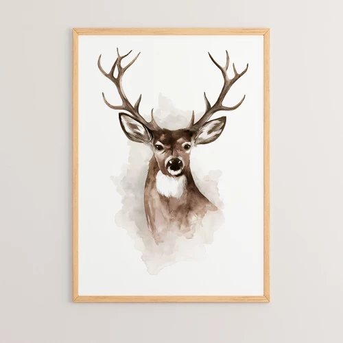 Πίνακας Deereby pakoworld με ψηφιακή εκτύπωση και πλαίσιο 33x1.5x48εκ