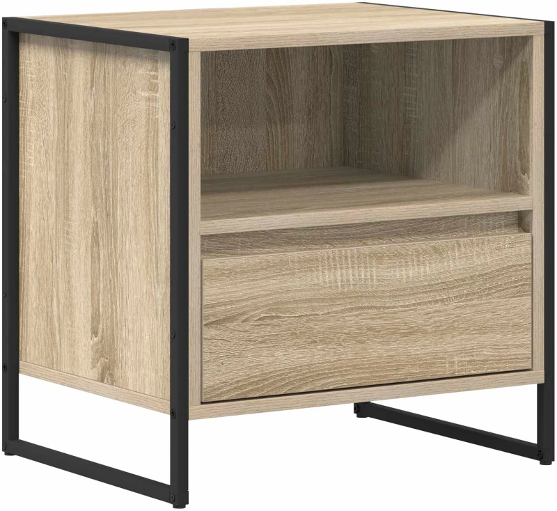 vidaXL Κομοδίνο Σονόμα 50 x 39,5 x 50 εκ. Επεξεργασμένο ξύλο