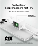 Φορτιστής Τοίχου Belkin WCA012KQ1MWH-B6 Λευκό 25 W