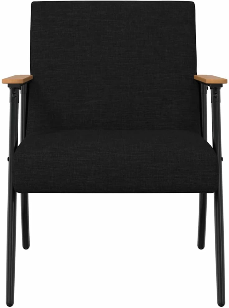vidaXL Πολυθρόνα Μαύρο 59 x 75 x 78 εκ ύφασμα
