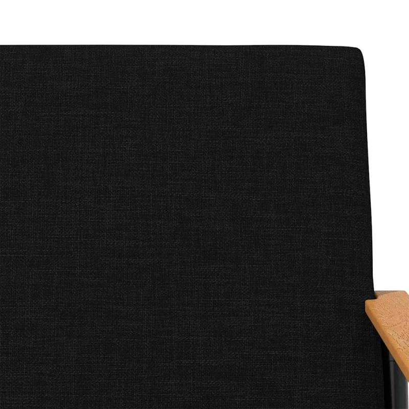 vidaXL Πολυθρόνα Μαύρο 59 x 75 x 78 εκ ύφασμα