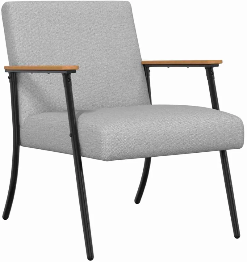 vidaXL Πολυθρόνα Σκίουρος Γκρί 59 x 75 x 78 εκ ύφασμα
