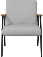 vidaXL Πολυθρόνα Σκίουρος Γκρί 59 x 75 x 78 εκ ύφασμα