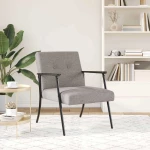vidaXL Πολυθρόνα Taupe 59 x 75 x 78 εκ ύφασμα