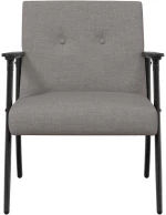 vidaXL Πολυθρόνα Taupe 59 x 75 x 78 εκ ύφασμα