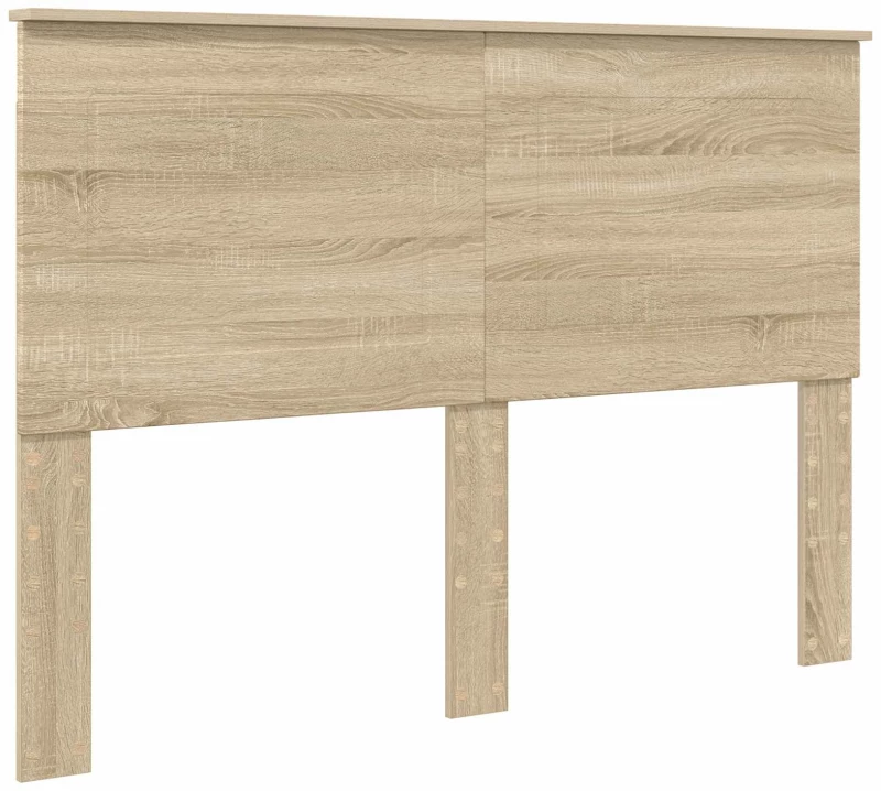 vidaXL Σκελετός Κρεβατιού Δρύς Sonoma 140 x 190 cm Επεξεργασμένο ξύλο