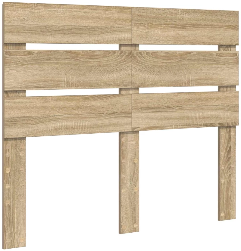 vidaXL Σκελετός Κρεβατιού Δρύς Sonoma 135 x 190 cm Επεξεργασμένο ξύλο