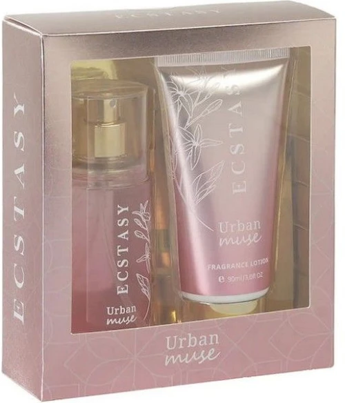 Ecstasy Set Urban Muse Body Mist 90ml & Body Lotion 90ml