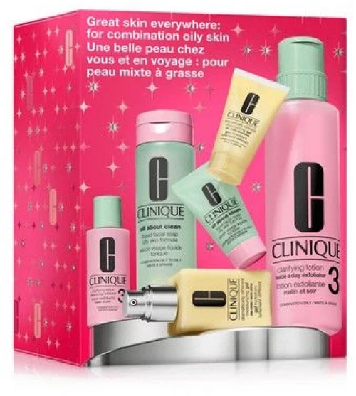 Clinique Great Skin Everywhere Set For Combination Oily Skin