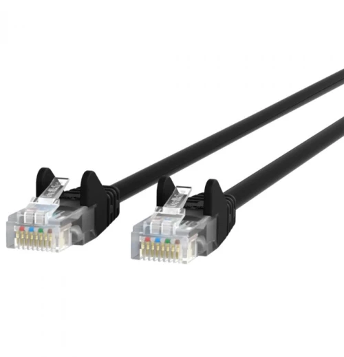 Belkin A3L793bt01MBKHS CABLE,CAT5E,STP,RJ45M/M,1M,BLK,PATCH,SNAGLESS