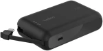 Belkin BPB021hqBK BOOSTCHARGE POWER BANK 10K, 20W PD with integrated USB-C Cable, Black