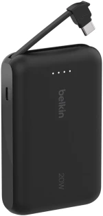 Belkin BPB021hqBK BOOSTCHARGE POWER BANK 10K, 20W PD with integrated USB-C Cable, Black