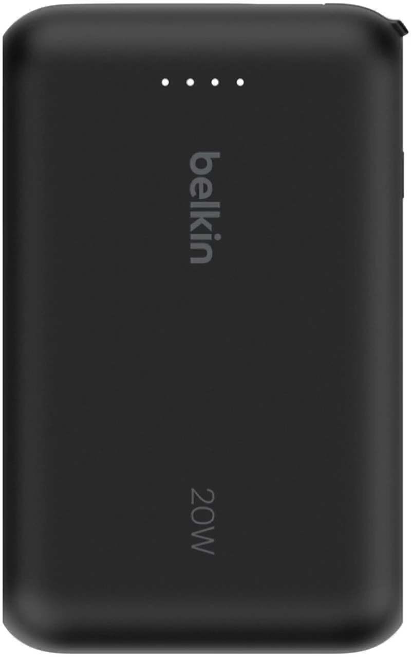 Belkin BPB021hqBK BOOSTCHARGE POWER BANK 10K, 20W PD with integrated USB-C Cable, Black