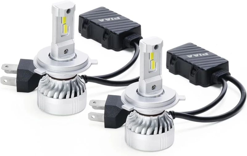 PIAA LEH220 Headlight LED conversion bulb 6000K /45W per bulbLo:5600lm Hi:8000lm from 2 bulbs For H4 Halogen sockets
