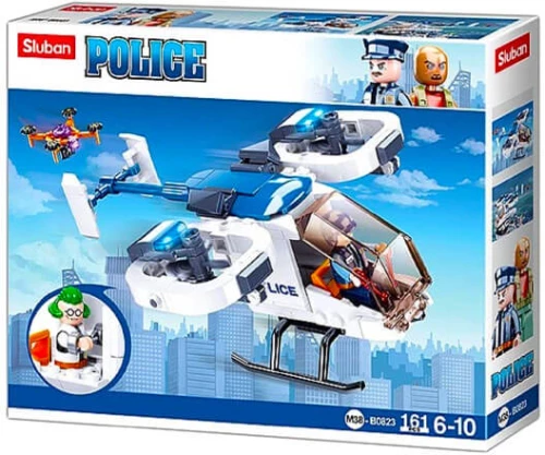 Sluban Τουβλάκια Police Helicopter 161τμχ